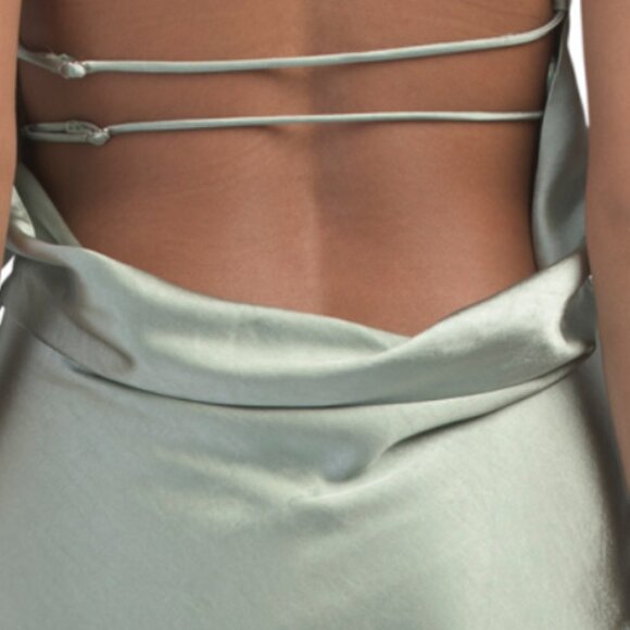 SELFIE LESLIE Jayda One Shoulder Ruffle Trim Maxi Dress - Picture 4 of 5